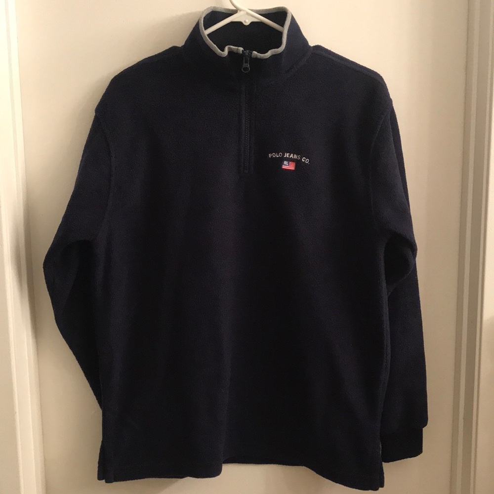 Vintage deadstock 10/10 cond. Polo Jeans fleece